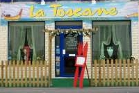 LA TOSCANE  4 menus du jour au choix  8 , plats au choix  emporter(ptes,pizzas,salades)5 Accs handicaps , repas anniversaire gateau offert (sur rservation)